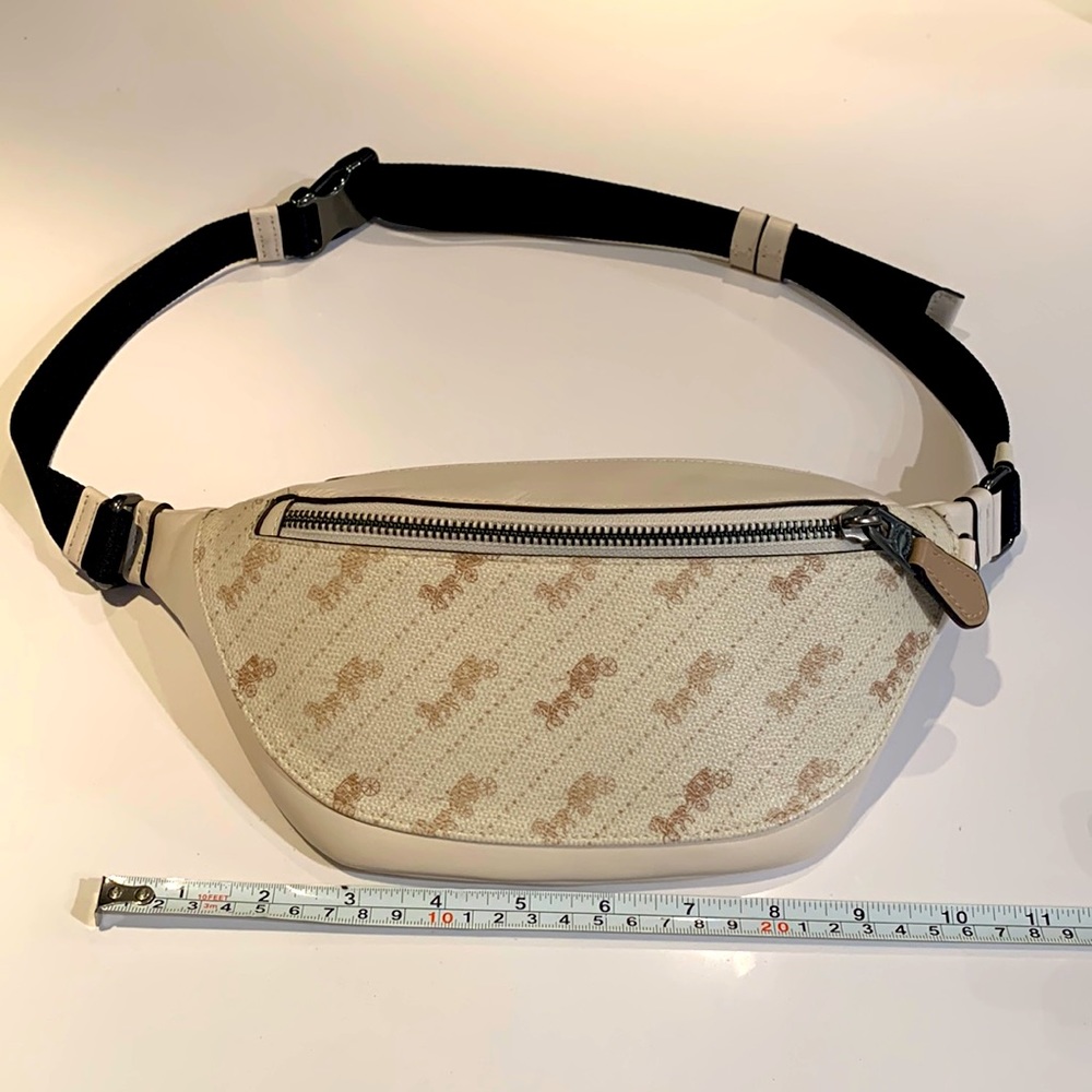 Coach Mini Warren Belt Bag with Horse and Carriage Dot, fanny pack